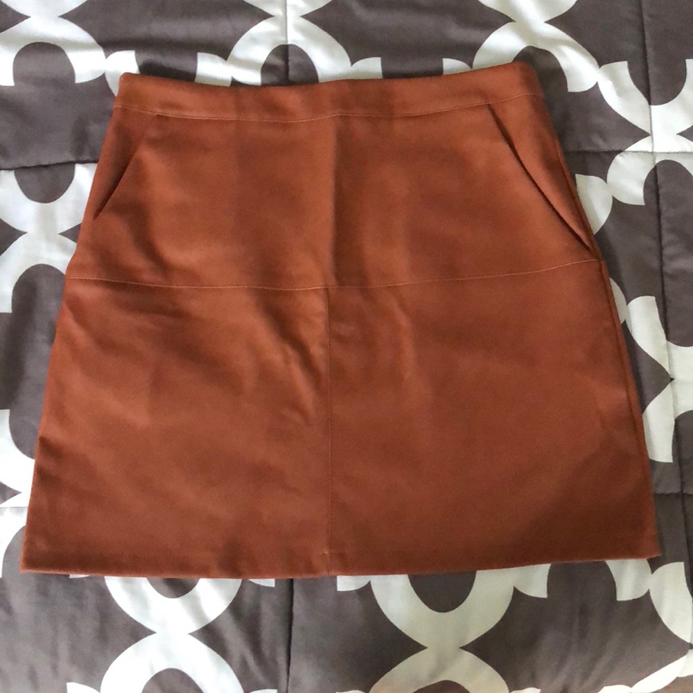 Fleeced Lined Tan Skirt